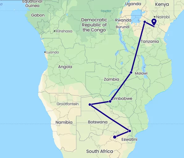 Map-Africa-Through-A-Lens-Photography-Safari